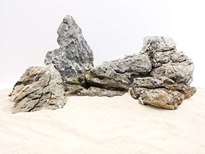 Lifegard Aquatics Aquascaping Smoky Mountain Seiryu Stone 18 Lb Kit – Decorative Aquarium Rocks, Fish Tanks – 18 Lbs Kits - size: 25 Gallons, style: Smoky Mountain Seiryu Stone