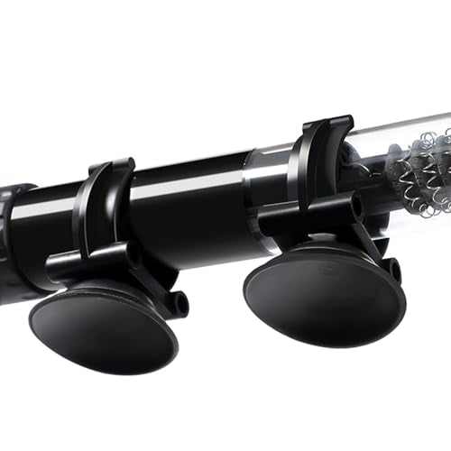 AQUANEAT 12 Pack Aquarium Suction Cups with Clip Black,for 0.75" Aquarium Heater and Large Submersible Light, Tubing Hose, Plant Fish Tank - size: 0.7inch