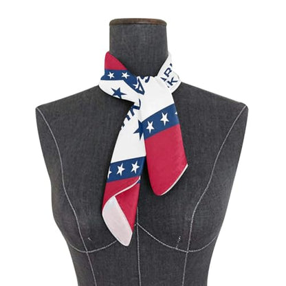 Women's Silk Scarf Square Satin Head Scarves Fashion Neck Scarf Hair Wraps Silk Bandana - color: Arkansas Flag