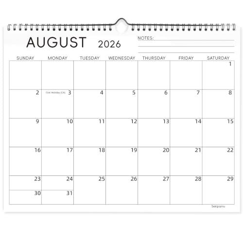 Calendar 2026-2027 Wall Calendar July 2026 to December 2027, 18 Month Calendar 14"x11" Hanging Calendar for Home Office School