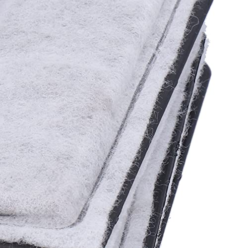 6Pcs Aquarium Filter Cotton Replacement Pads, Wall Mounted Activated Carbon Sponge Cartridges for Fish Tank Water Purification, 5.3x2.2in