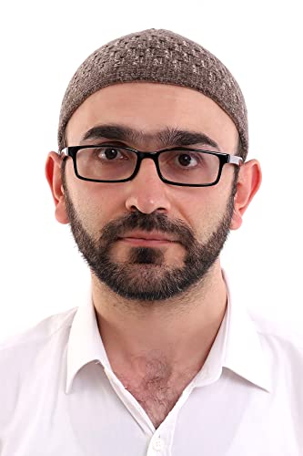 ihvan online Turkish Muslim Winter Velvet Kufi Hats for Men, Taqiya, Takke, Peci, Islamic Caps, Islamic Gifts, Standart Size - color: Brown