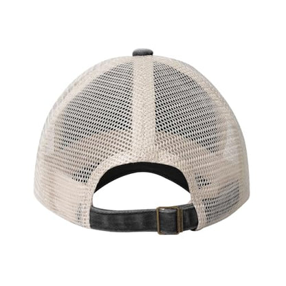 United States National Guard Iraq Combat Veteran Cowboy Hat Trucker Mesh Baseball Cap: Comfortable & Sturdy Headwear for Outdoor Black66