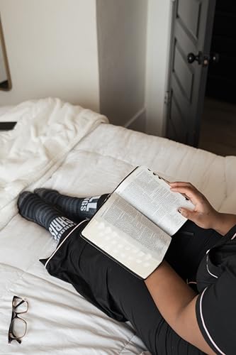 Bible Verse Socks for Women - Christian Crew Socks | Inspirational and Comfortable, Easter Gift Idea - color: All Things Through Christ - Phil. 4:13