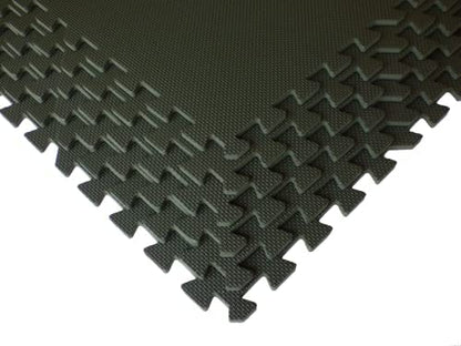 Interlocking Floor Tiles From Square Brands for MMA | Gym Flooring for Home | Puzzle Foam Mats | Exercise Mat | Play Mat Tiles | 3/8" - size: 192SQFT