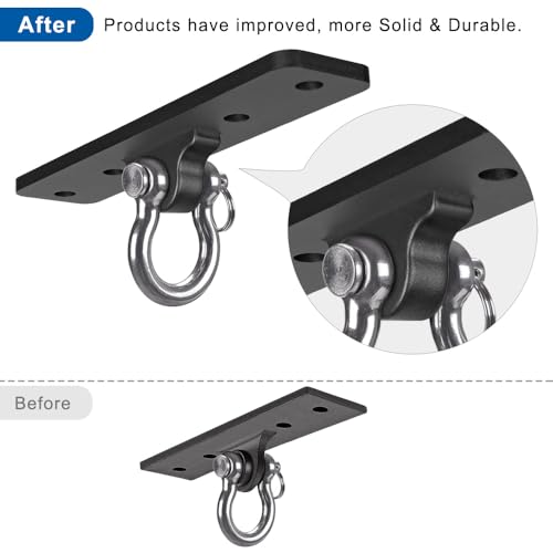Kipika Heavy Bag Hanger Wall Mount Punching, Rotatable Heavy Duty Boxing Bag Bracket for Home Gym Indoor, Adjustable Length for Kickboxing Bag, Muay Thai Bag,Speed Bag - color: D-Black