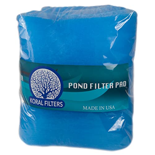 Original Koi Pond and Aquarium Filter Pad Media Roll - Blue Bonded - 24 Inches by 72 Inches (6 ft) by 0.75 Inches - Cut to Fit - Durable - Fish and Reef Aquarium Compatible - color: Blue, size: 6ft 24" width