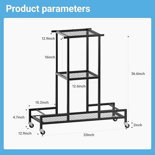 Standing Ski Storage Rack | Holds Snowboards & Skis, 3-Tier Organizer for Gear, Black - Ski Rack for Garage (without antislipmat) - style: without antislipmat