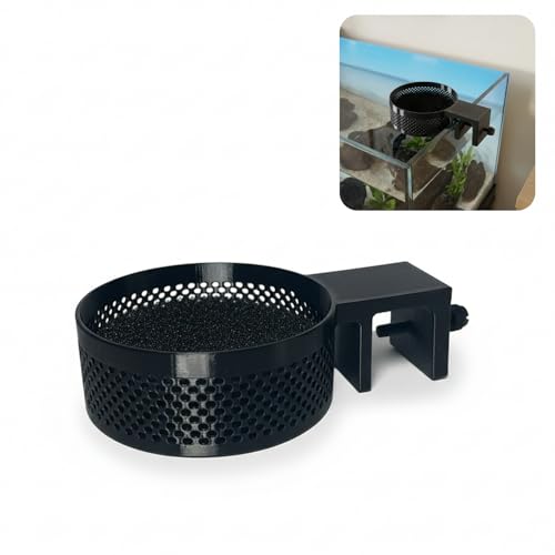 Aquarium Water Change Diffuser for Rimless Fish Tanks (Black, Medium) | Spill-Proof Water Changer Attachment, Protects Substrate, Plants & Decorations, Gentle Flow Design Safe for Fish & Shrimp