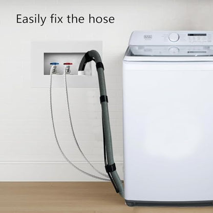 Universal Adjustable Washing Machine Drain Hose Holder Hook, Flexible Laundry Tub Discharge Hose Clip - Perfect for firmly fixing the washing machine hose in the sink for drainage.- No Hose