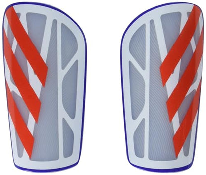 adidas Unisex Adult Tiro Soccer Shin Guards - color: White/Lucid Blue/Solar Red/League, size: Small