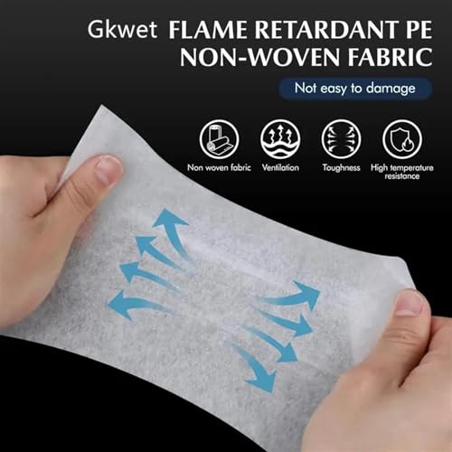 12Pcs Disposable Kitchen Range Hood Oil Absorbing Paper Range Hood Oil Resistant Sticker High Temperature Filter Membrane Universal Film Mesh Cover (43 * 45CM)