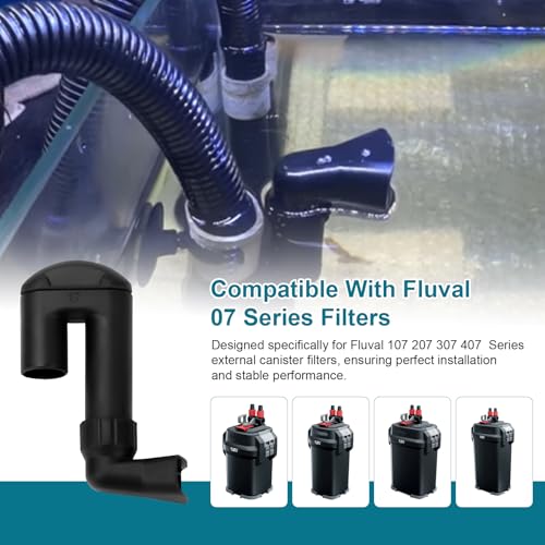 Replacement Output Nozzle for Fluval 07 Series External Aquarium Canister Filters Assembly for Fluval 107/207/ 307/407 Replacement Parts