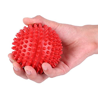 Spiky Massage Ball, Multifunctional Massage Ball, for Men and Women, Runners, Indoor and Outdoor Athletes (Large Size 9cm)