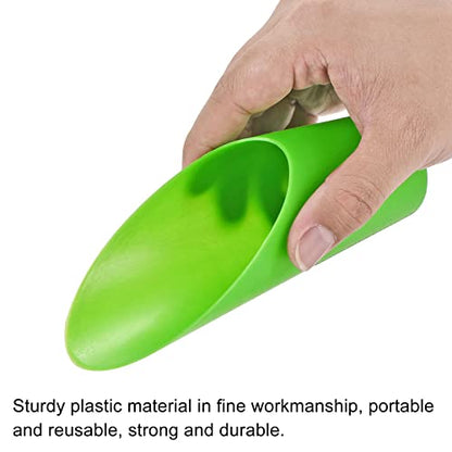 MECCANIXITY Garden Shovel Hand Tools Transplanting Succulent Cultivation Digging Scoops Kits, Green - color: Green
