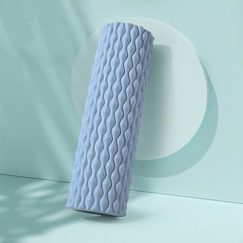 Sports Foam Roller - High-Density Muscle Massager, Deep Tissue Trigger tharapy | Ideal for Physical tharapy, Yoga Pilates and Exercise Recovery, Relieve Muscle Soreness and Improve Flexibility - color: Blue