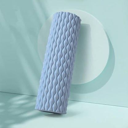 Sports Foam Roller - High-Density Muscle Massager, Deep Tissue Trigger tharapy | Ideal for Physical tharapy, Yoga Pilates and Exercise Recovery, Relieve Muscle Soreness and Improve Flexibility - color: Blue