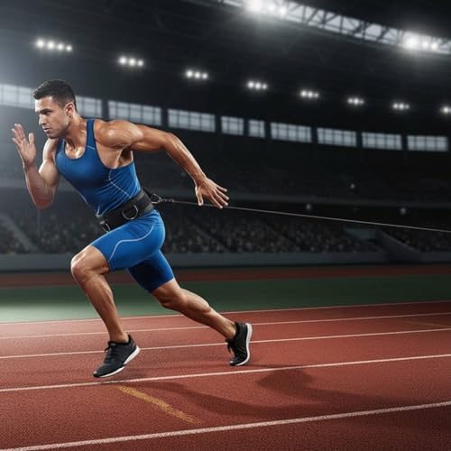 Sprint Resistance Belt Adjustable Speed Training Belt Quick Release Running Resistance Harness for Track