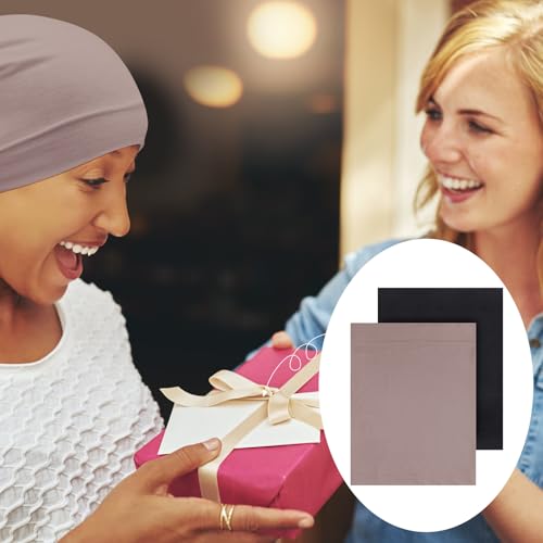 Loopeer 2 Pcs Hijab Undercaps No Slip for Women Islamic Muslim Hijab Cap Scarf for Turban Tube Neck Cover - color: Black, Khaki