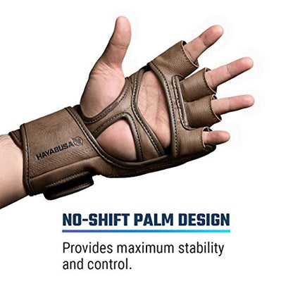 Hayabusa T3 LX Leather 4oz MMA Fight Gloves for Men & Women - size: Medium
