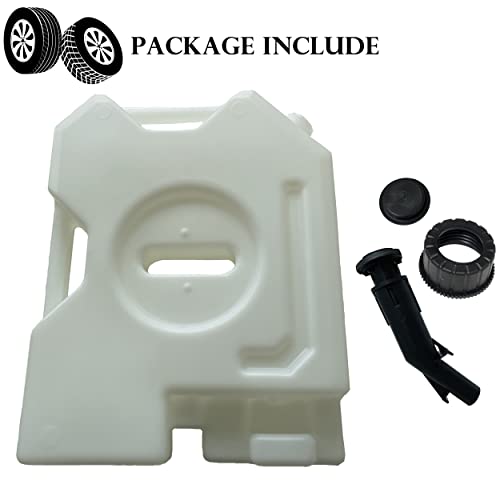 2-Gallon Portable Water Tank, White Water Can for Vehicles (1 pcs) - size: 1 pcs