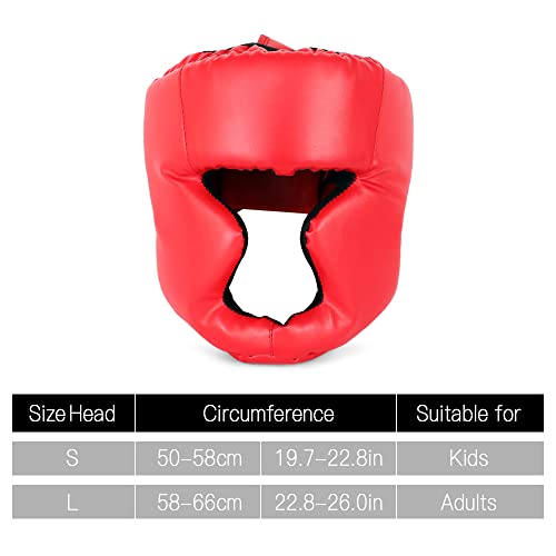 ACAGALA Kickboxing Head Gear for Adults/Kids MMA Training Sparring Martial Arts Boxing Helmet