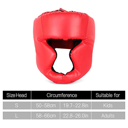 ACAGALA Kickboxing Head Gear for Adults/Kids MMA Training Sparring Martial Arts Boxing Helmet