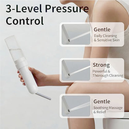Portable Bidet for Travel,Personal Hygiene Sprayer Bottle - color: White