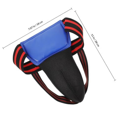 PRETYZOOM Groin Protector Boxing Athletic Cup Blue MMA Groin Guard Training Sparring Gear for Martial Arts Taekwondo Football