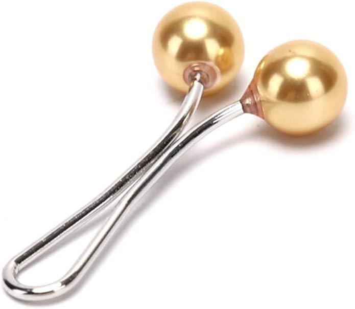 12pcs Multicolor Headscarf Pearl Pins Clips- U Shape Lady Muslim Scarf Shawl Clips-Scarf Shawl Clips Scarf Brooches Pin Jewelry Accessories-Women's Brooches and Pins(4Black&4White&4Gold)