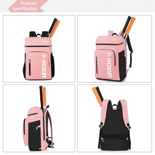 gym duffel bag backpack wrestling bag with shoe compartment 4 kinds of back method waterproof sports walking laptop - color: D-pink