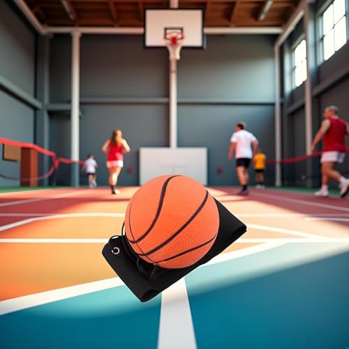 Reaction Training Ball with Adjustable Wrist Strap - High-Elasticity Rubber Basketball Trainer for Agility Drills and Reflex Exercises, Elastic String Sports Equipment for Athletes