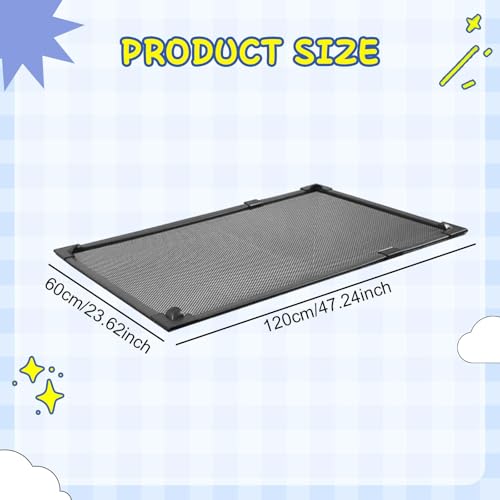 Tank Lid Anti-Jumping Net Cover Easy Installation Practical Replacement Equipment Supplies Sturdy DIY, 60cmx120cm