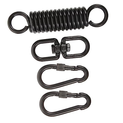 Totority 1set Porch Swing Springs Heavy Duty Metal Swing Spring Kit for Hammock Chair Sandbag Fixing Kit