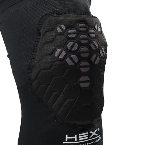 McDavid HEX Viz Knee / Elbow Pad Pair Black/Grey L - color: NEW Black, size: Large