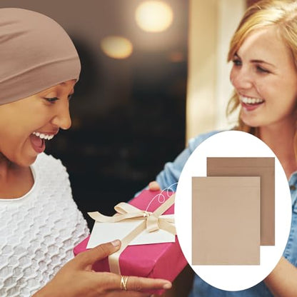 Loopeer 2 Pcs Hijab Undercaps No Slip for Women Islamic Muslim Hijab Cap Scarf for Turban Tube Neck Cover - color: Camel, Beige
