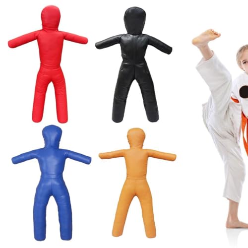 Kids Grappling Dummy Boxing Dummy Cover 120cm Unfilled Multifunction MMA Wrestling Bag for Martial Arts, Karate Judo