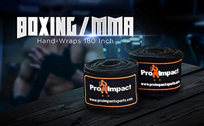 180 Inch Mexican Style Boxing Hand Wraps – Stretchable Wrist & Knuckle Support for MMA, Muay Thai, Kickboxing, Heavy Bag & Combat Training – Men & Women - color: 1 Black