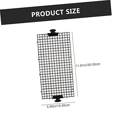 Happyyami 1set Fish Tank Divider Isolation Mesh Cups for Fish Breeding High Permeability Design Easy Installation Set