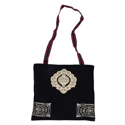 Tnfeeon Anti Slip Cotton Muslim Prayer Rug with Tassel Storage Bag Soft Portable Islamic Mat for Meditation Home Travel and Ramadan