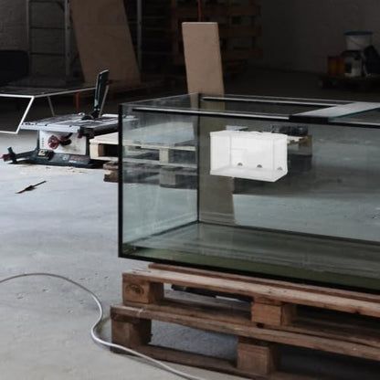 Fish Breeder Net with Suction Cups Large Fry Hatchery Incubator for Aquarium Durable Mesh with Frame for Fish Isolation and Separation