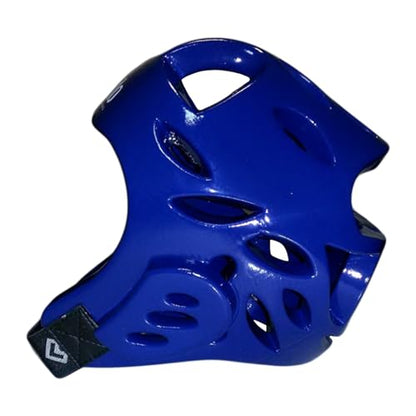 DAEDO WT Recognized Taekwondo Head Guard - Officially Approved, Molded Foam Construction, Blue & Red Variations, Lightweight Protection for Sparring & Competition - color: Blue, size: Medium