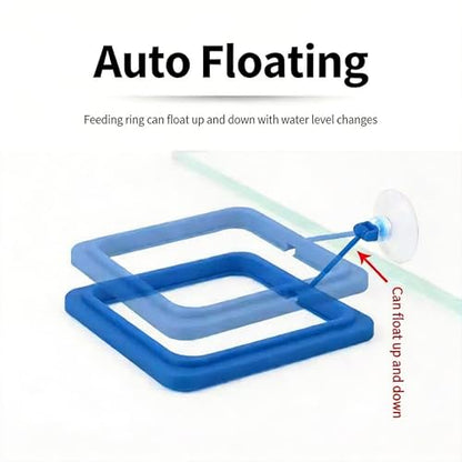 Betta Fish Feeding Ring: 2-Pack Floating Food Holder