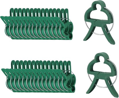 Plant Clips Garden Clips for Supporting Plants, Flowers and Vines, Gentle Durable Plant Support Clips Set (96 Small) - size: 96 Small