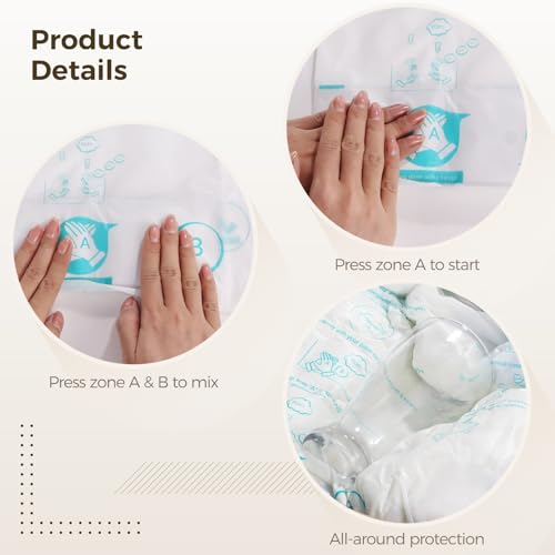 Foam Bags For Shipping 8 PCS 18×23 Inch, Handy Temperature-Activated Expanding Pouches, Instant Pack Quick Packaging - Protective Parcel Solution - color: 8 PCS, size: 23 × 18 inch