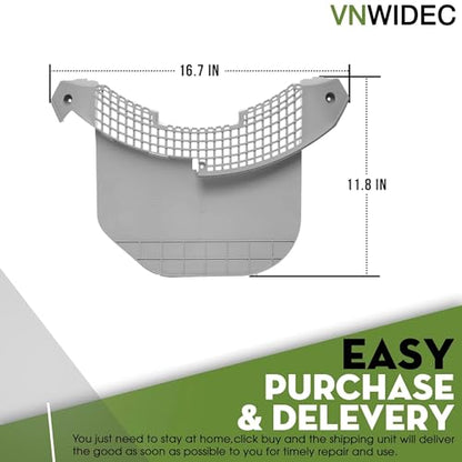 DLE3360W DLEX3250R DLE3300W DLE3600V DLE4970W Dryer Lint Filter Screen, Lint Trap Cover Housing Replacement For LG Dryer