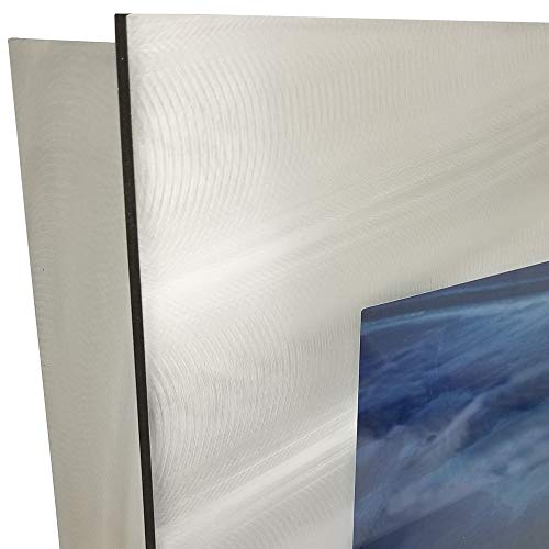 Aussie Aquariums 2.0 Wall Mounted Aquarium - Verticali Brushed Silver