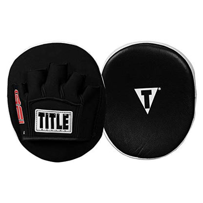 TITLE Boxing Gel Tech Punch Mitts 2.0, Black - Boxing Pads, Muay Thai, Focus Mitts, MMA and Kickboxing Equipment
