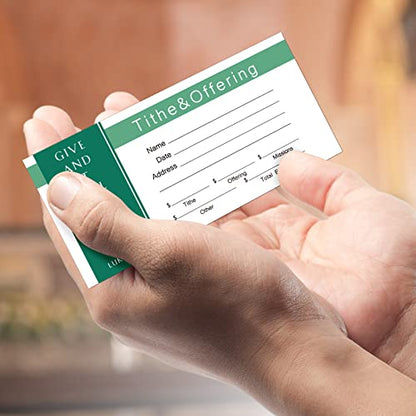 Woanger 500 Count Tithes and Offering Envelopes for Donation Envelope Bill Size Checks and Cash for Tithes and Offering(Stylish) - style: Stylish