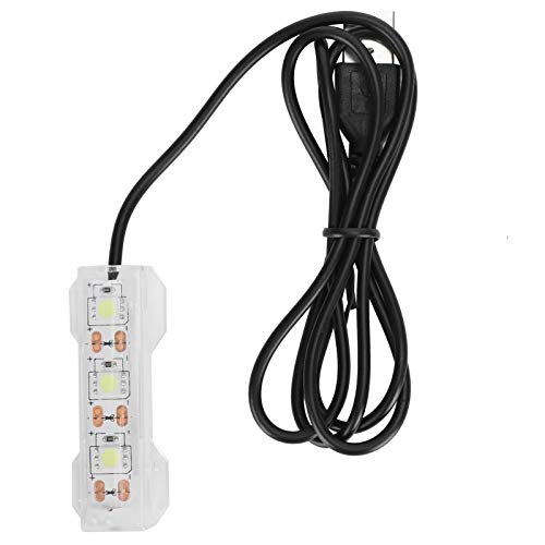 Tnfeeon Small Aquarium Water Plant Light,Full Spectrum Aquarium Lighting for Home Desktop Mini Decoration Soft LED Lamp with USB Connector